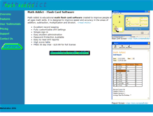 Tablet Screenshot of mathaddict.com
